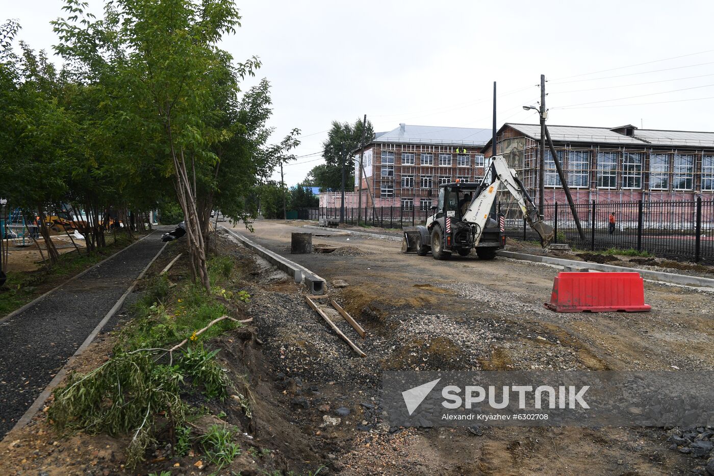 Russia Siberia Floods Restoring
