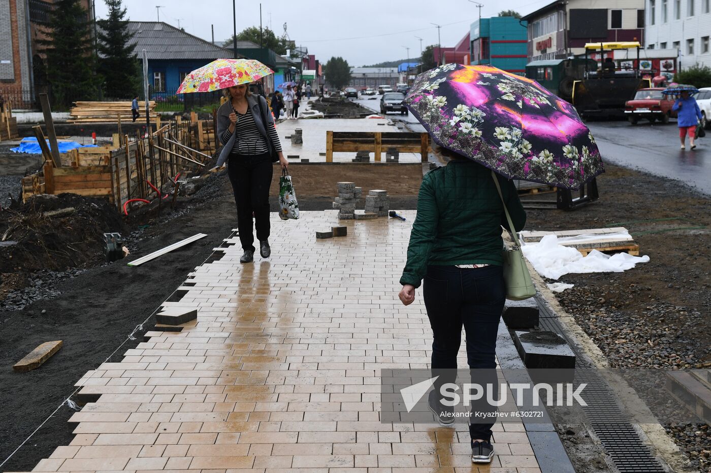 Russia Siberia Floods Restoring