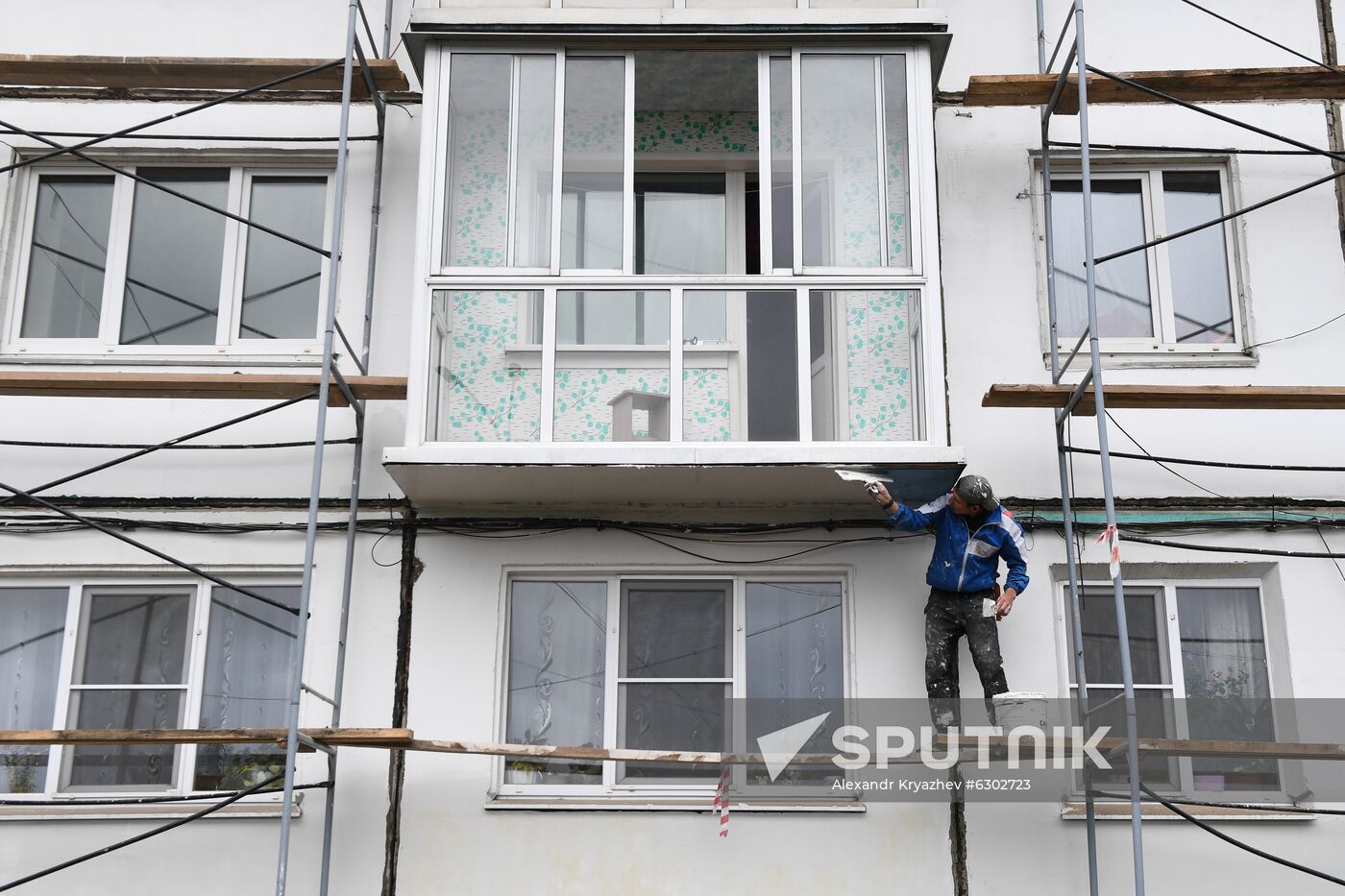 Russia Siberia Floods Restoring