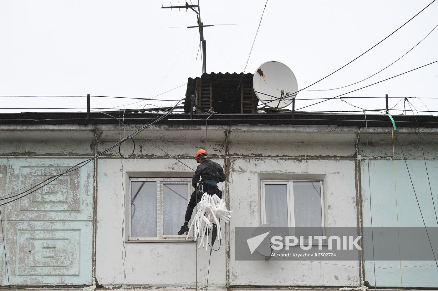 Russia Siberia Floods Restoring