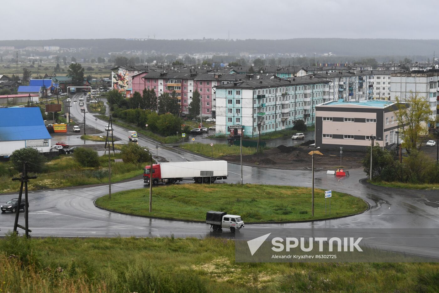 Russia Siberia Floods Restoring