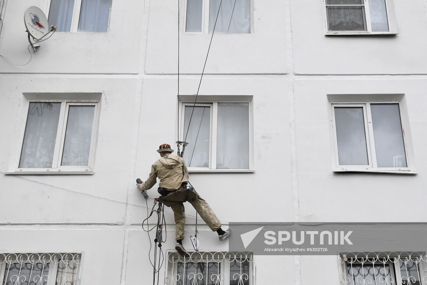 Russia Siberia Floods Restoring