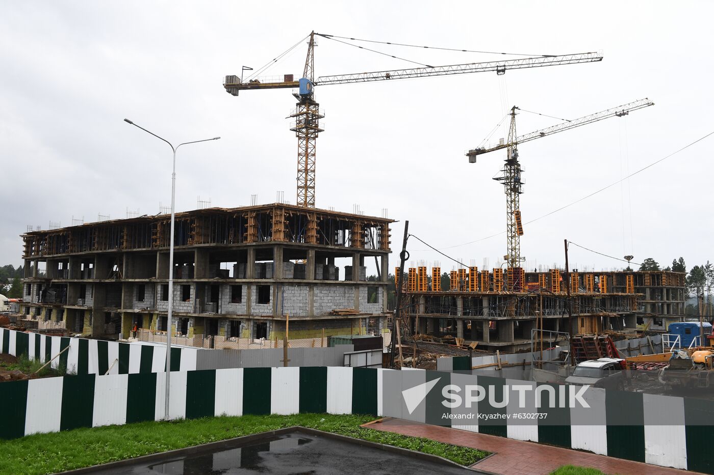 Russia Siberia Floods Restoring