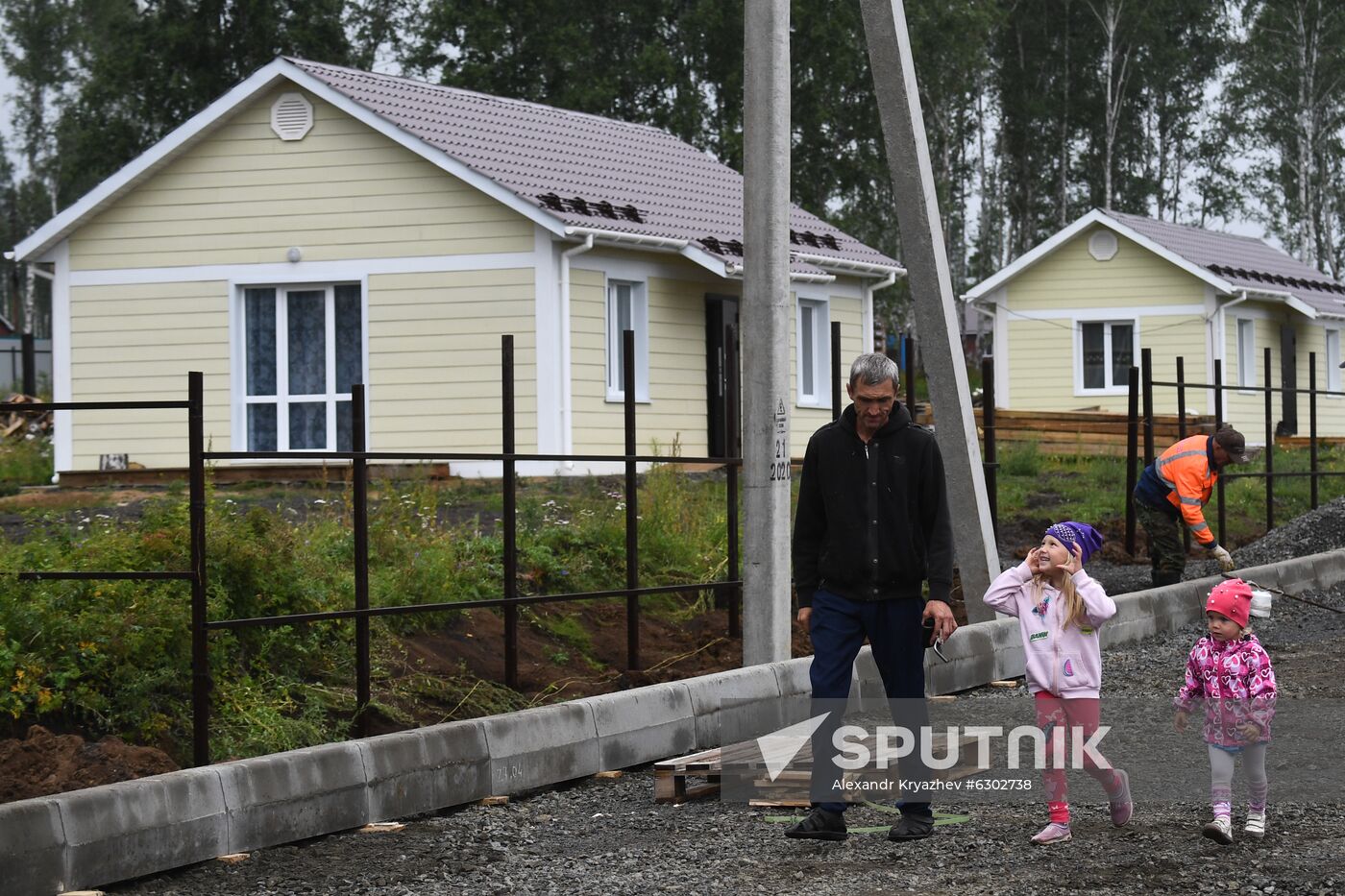 Russia Siberia Floods Restoring