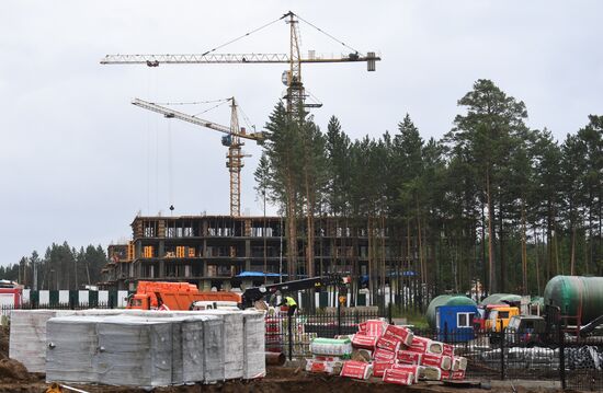Russia Siberia Floods Restoring