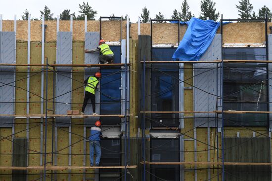Russia Siberia Floods Restoring