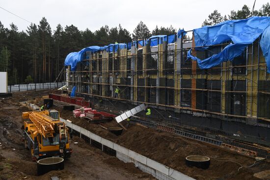 Russia Siberia Floods Restoring
