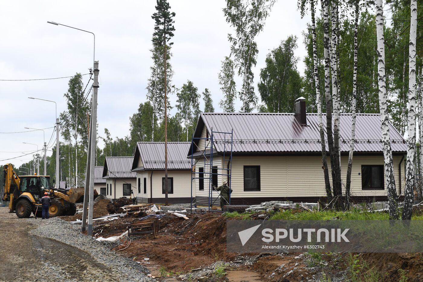 Russia Siberia Floods Restoring