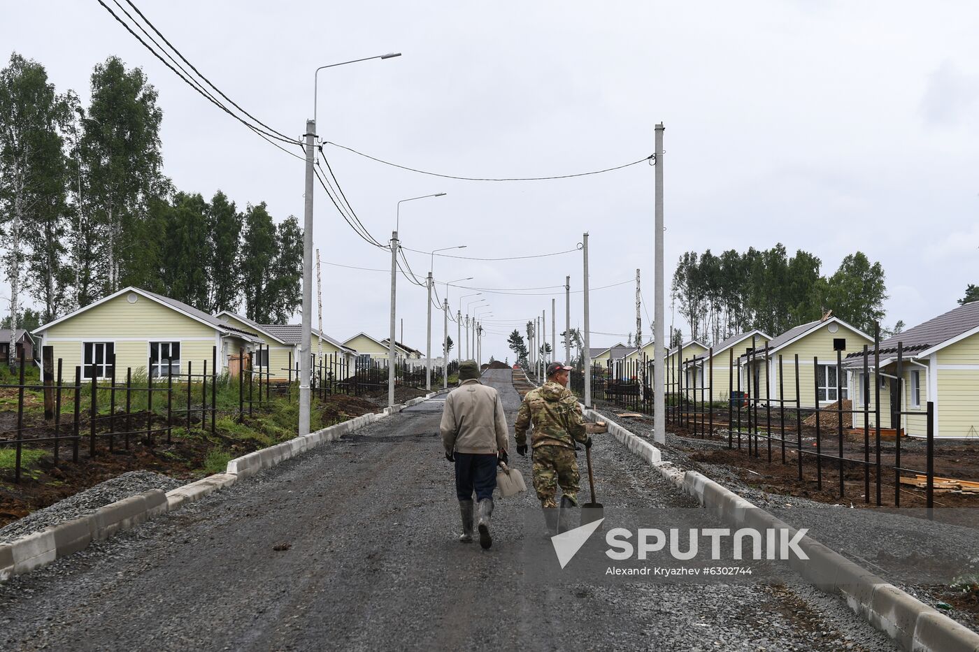 Russia Siberia Floods Restoring