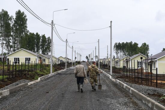 Russia Siberia Floods Restoring