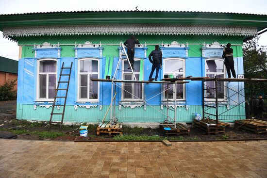 Russia Siberia Floods Restoring
