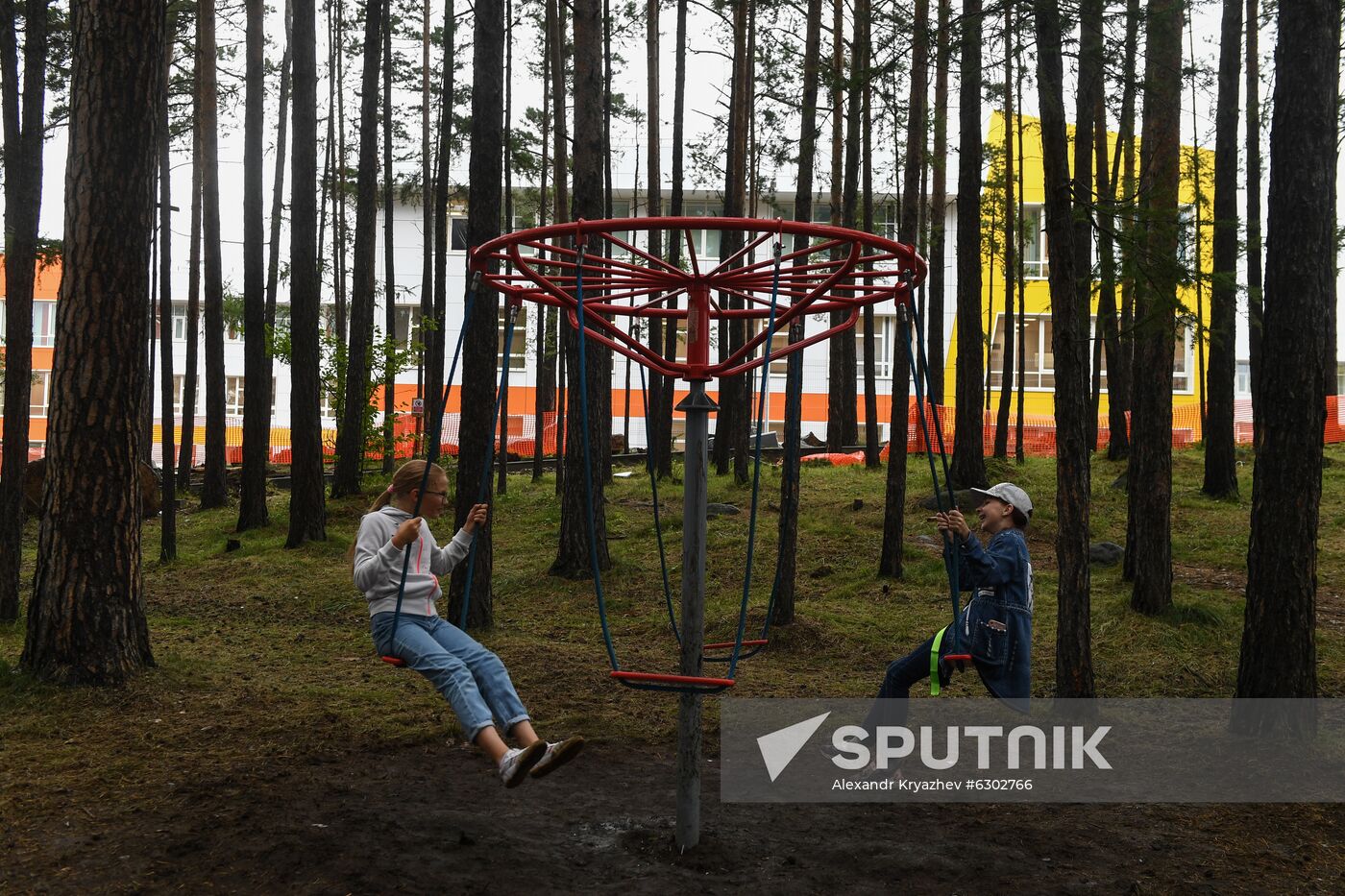 Russia Siberia Floods Restoring