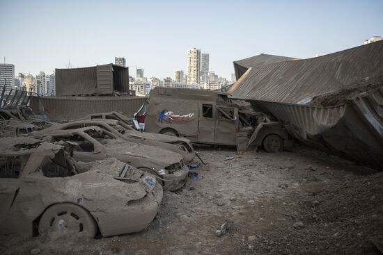 Lebanon Explosion Aftermath