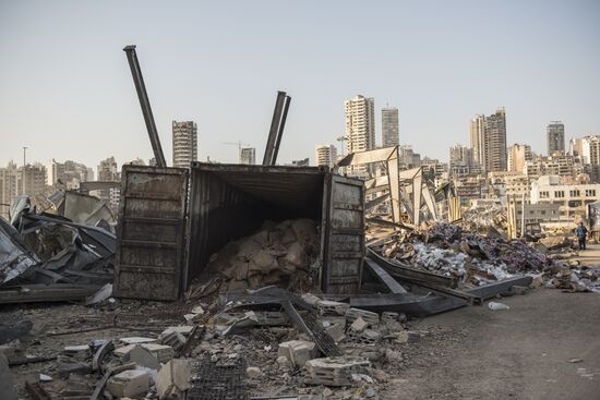 Lebanon Explosion Aftermath