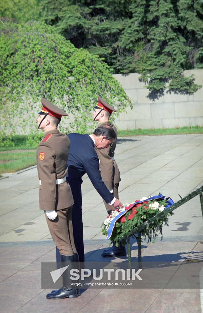 Charles, Prince of Wales, visits St. Petersburg