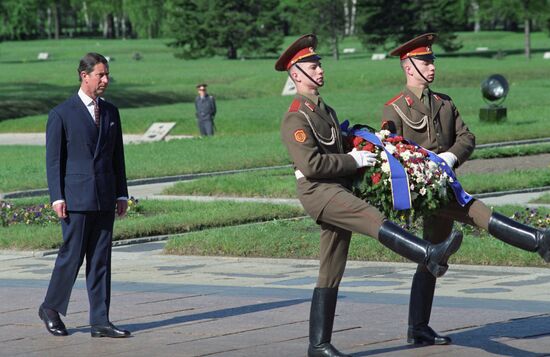 Charles, Prince of Wales, visits St. Petersburg