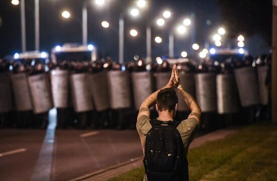 Belarus Presidential Election Protest