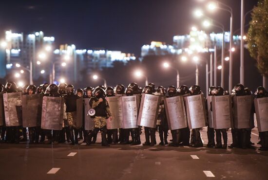 Belarus Presidential Election Protest