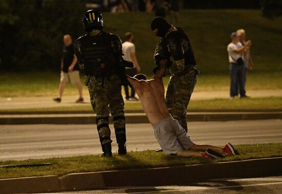 Belarus Presidential Election Protest