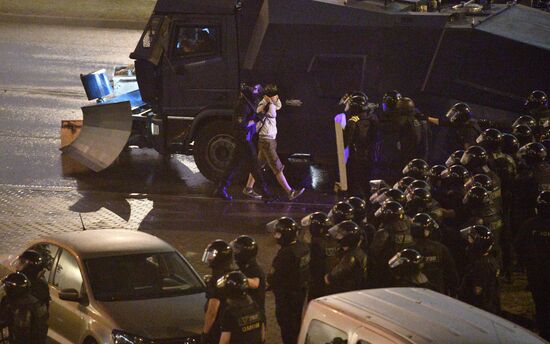 Belarus Presidential Election Protest