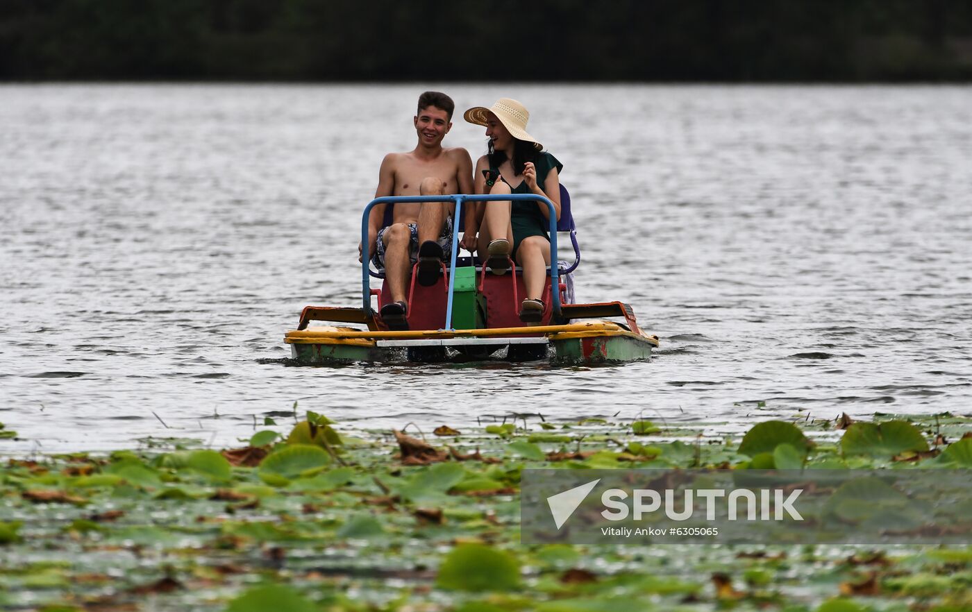 Russia Lotus Lake