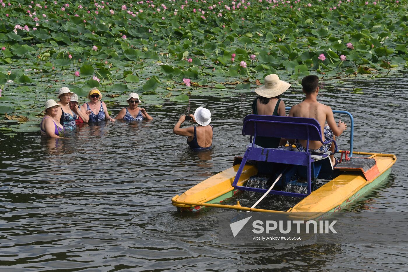 Russia Lotus Lake