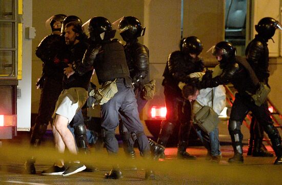 Belarus Presidential Election Protest