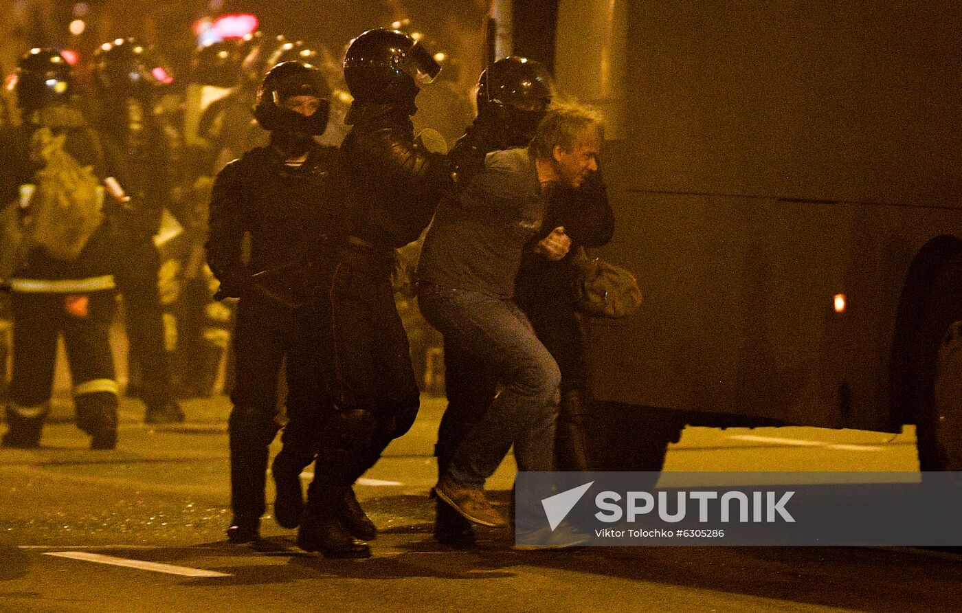 Belarus Presidential Election Protest