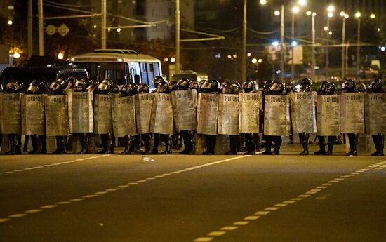 Belarus Presidential Election Protest