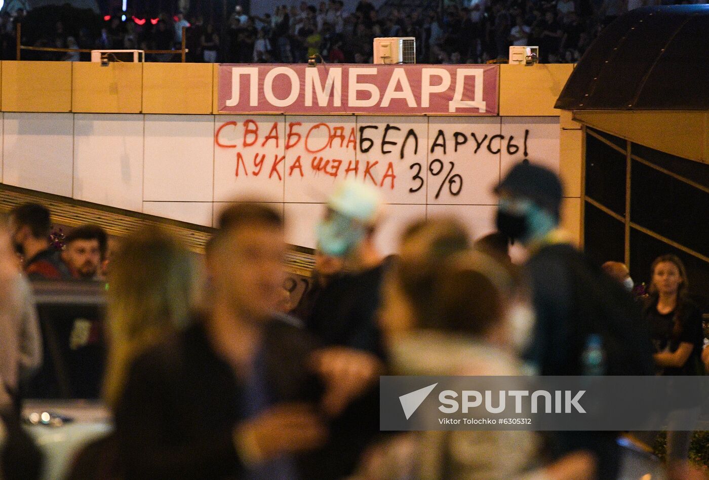 Belarus Presidential Election Protest