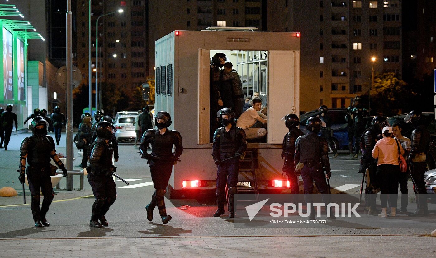 Belarus Presidential Election Protest