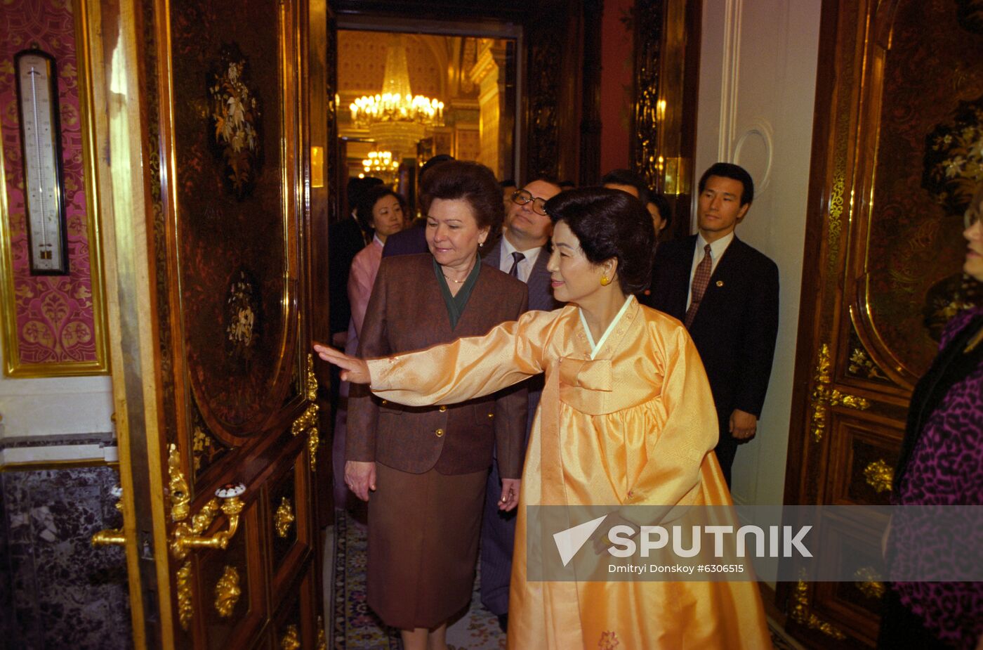 President of South Korea Kim Young-sam visits Russia