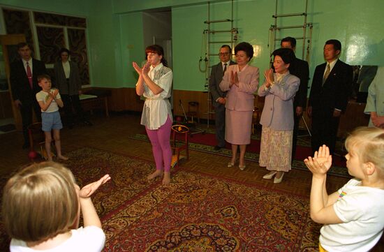 President of South Korea Kim Young-sam visits Russia