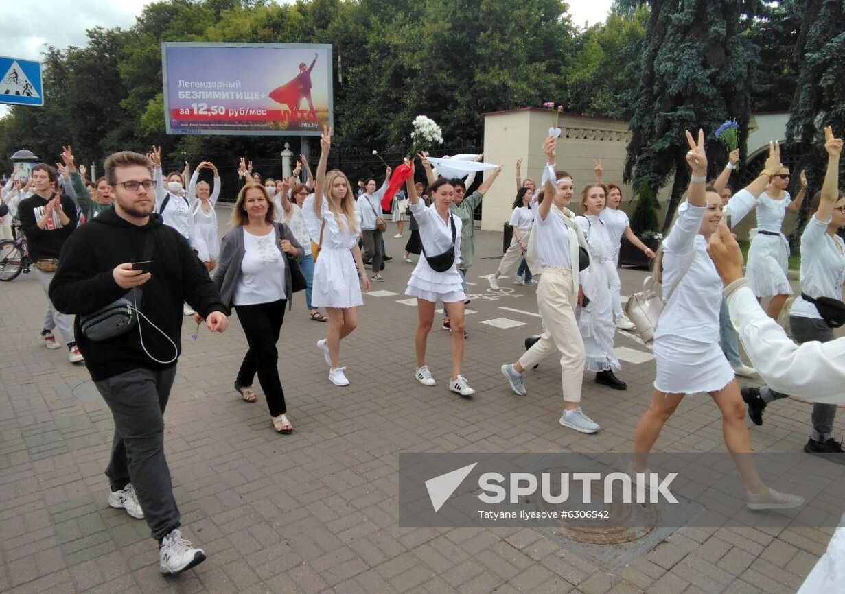 Belarus Presidential Election Peaceful Rallies