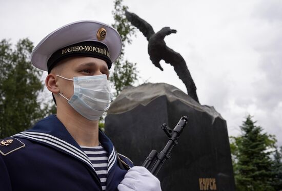 Russia Kursk Submarine Disaster Anniversary