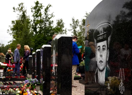 Russia Kursk Submarine Disaster Anniversary