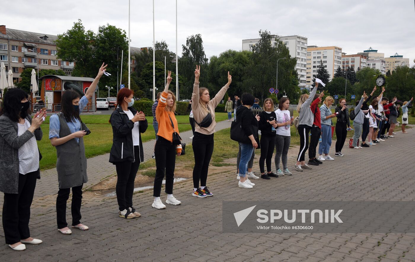 Belarus Presidential Election Peaceful Rallies