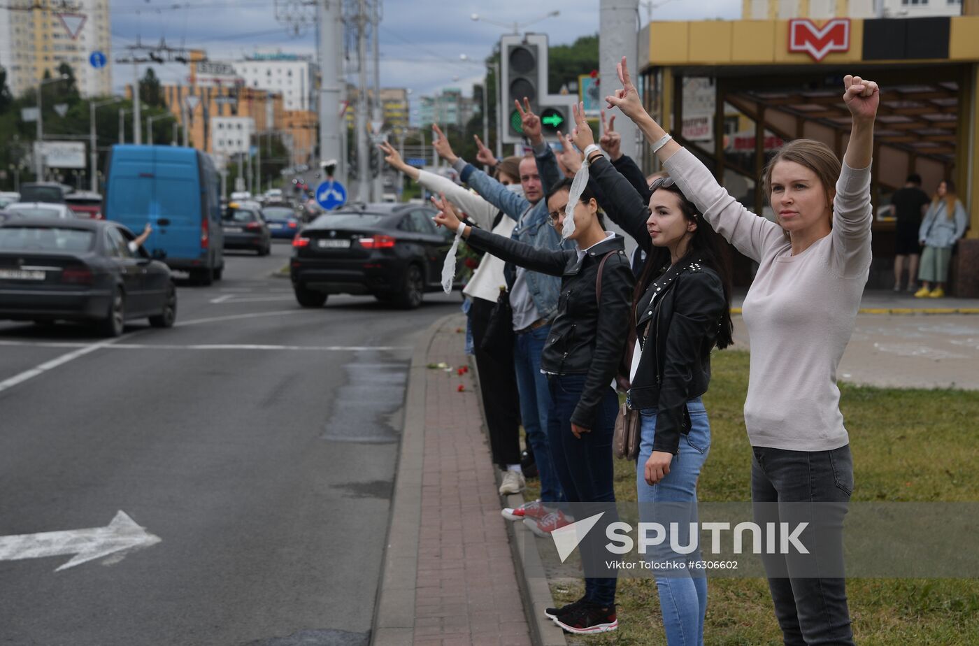 Belarus Presidential Election Peaceful Rallies