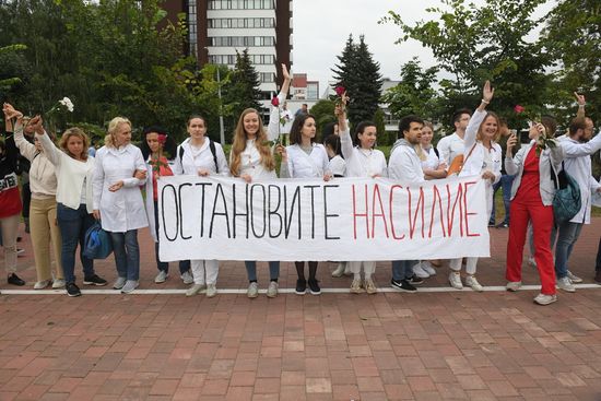 Belarus Presidential Election Peaceful Rallies