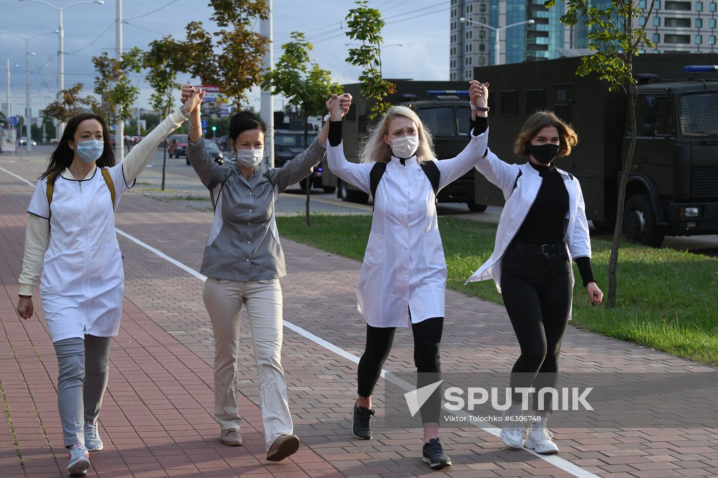 Belarus Presidential Election Peaceful Rallies