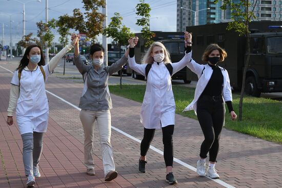 Belarus Presidential Election Peaceful Rallies