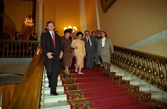 President of South Korea Kim Young-sam visits Russia