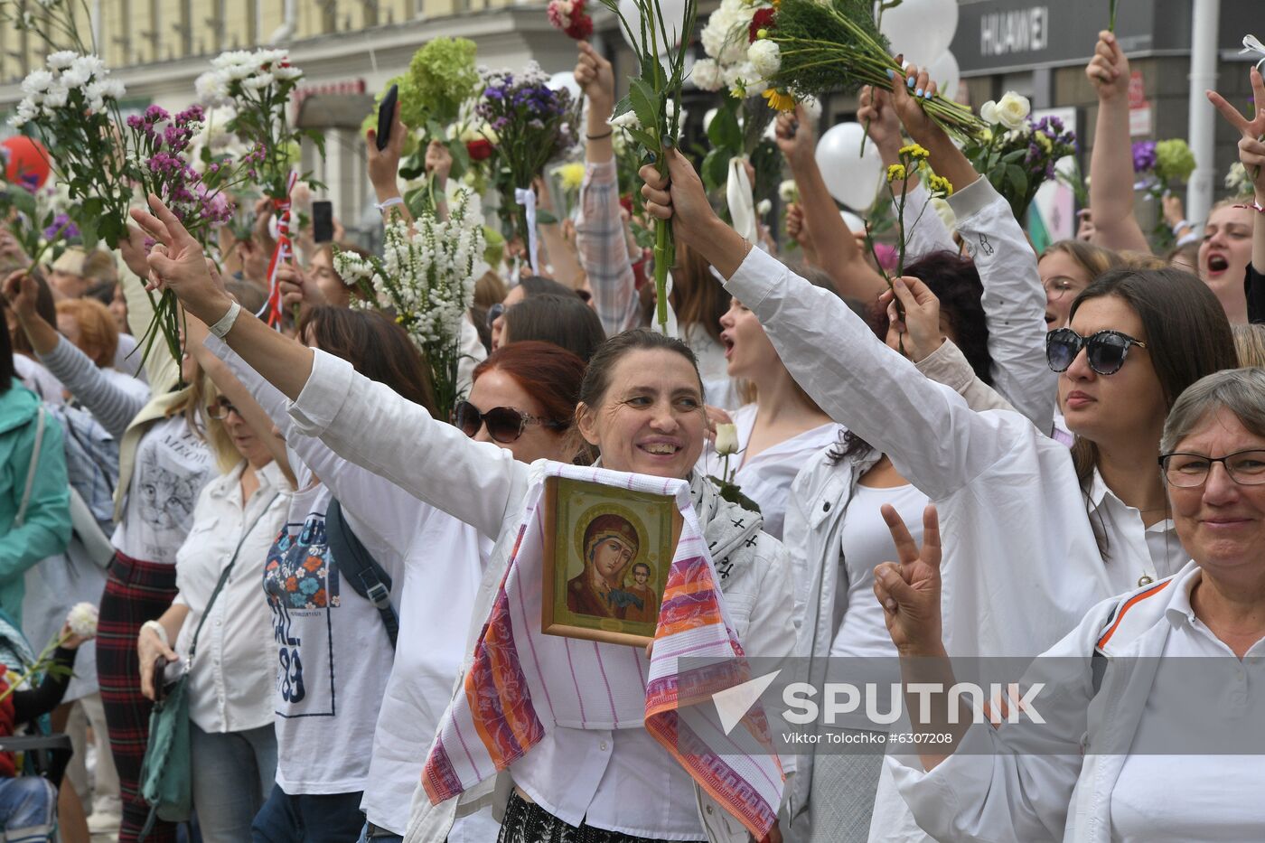 Belarus Presidential Election Peaceful Rallies
