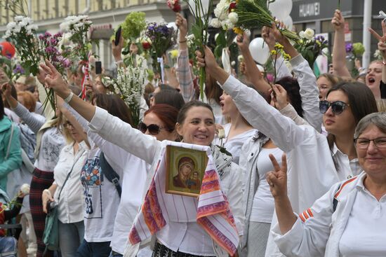 Belarus Presidential Election Peaceful Rallies