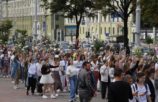 Belarus Presidential Election Peaceful Rallies
