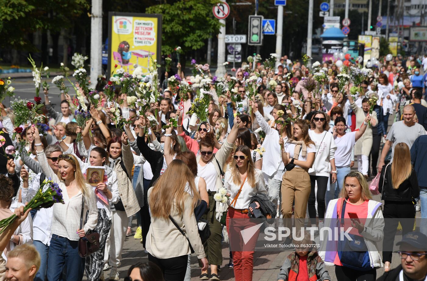 Belarus Presidential Election Peaceful Rallies