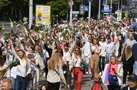 Belarus Presidential Election Peaceful Rallies