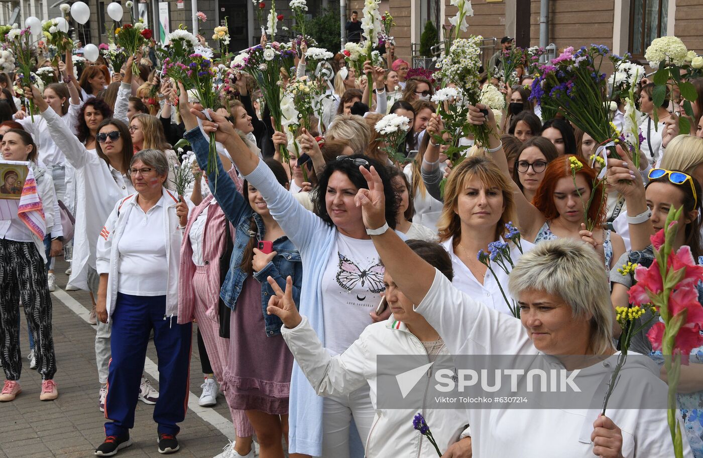 Belarus Presidential Election Peaceful Rallies