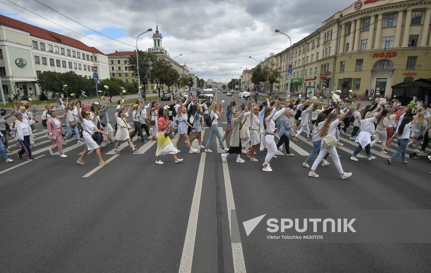 Belarus Presidential Election Peaceful Rallies