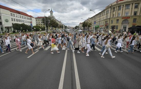 Belarus Presidential Election Peaceful Rallies